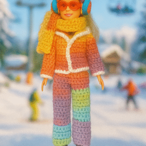 Tenue poupée Kathy's dolls sportive d'hiver France