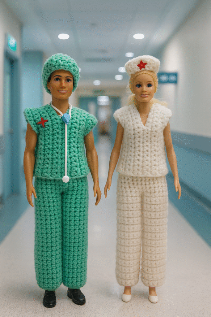 Tom et Emma, le chirurgien et l'infirmière